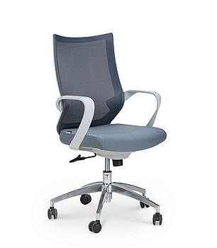 Кресло офисное СПЭЙС gray LB/св.серый пластик